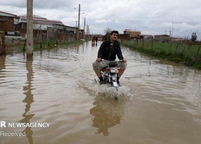 نیمی از منازل در آق قلا دچار آبگرفتگی شدند، سیل به گمیشان می رسد