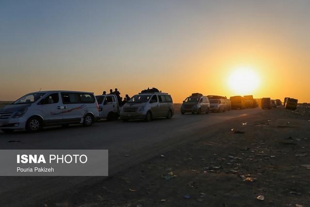 تصادف ون حامل زائران ایرانی در عراق چند مجروح برجای گذاشت