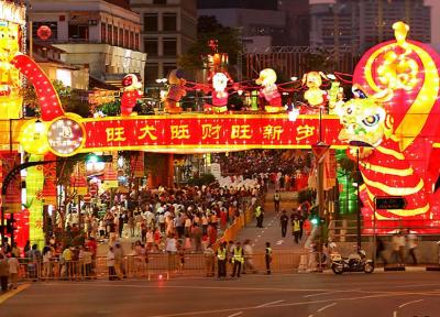 جشن سال نوی چینی 2019 سنگاپور در محله چینی ها برگزار می گردد