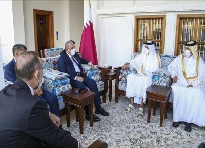 تور دوحه: رئیس مجلس ترکیه با امیر قطر ملاقات کرد