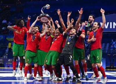 رده بندی تیم های ملی فوتسال بعد از قهرمانی پرتغال و آرژانتین
